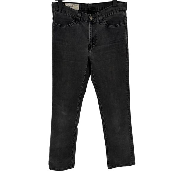 Imogene + Willie Straight Leg Jeans Davenport Faded Grey Denim USA Womens Sz 28 - Picture 1 of 12